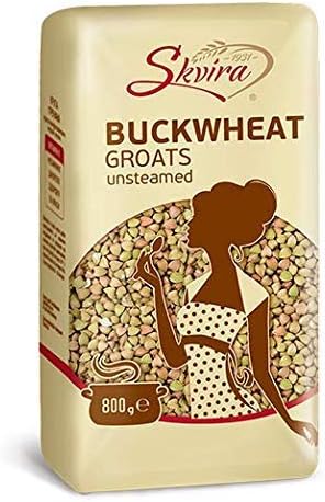 Buckwheat Groats Green Raw 1.76 lb / 800 g (1 Pack) Unsteamed