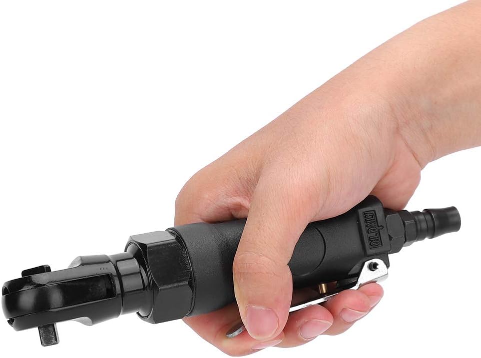 Pneumatic Wrench - Air Ratchet Spanner Square Drive Air Powered Tool Pneumatic Ratchet Wrench Repair Hand Tool High Torsion (3/8)