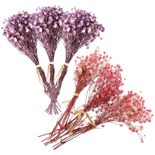 Set 6 Mini Ramos de Flores Secas Babys Breath miniatura 1