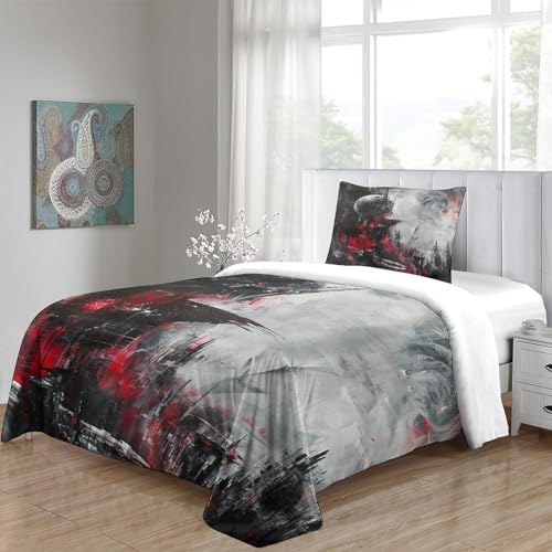 Housse de couette 3D impression pour lit enfant single 135x200cm idéal junior