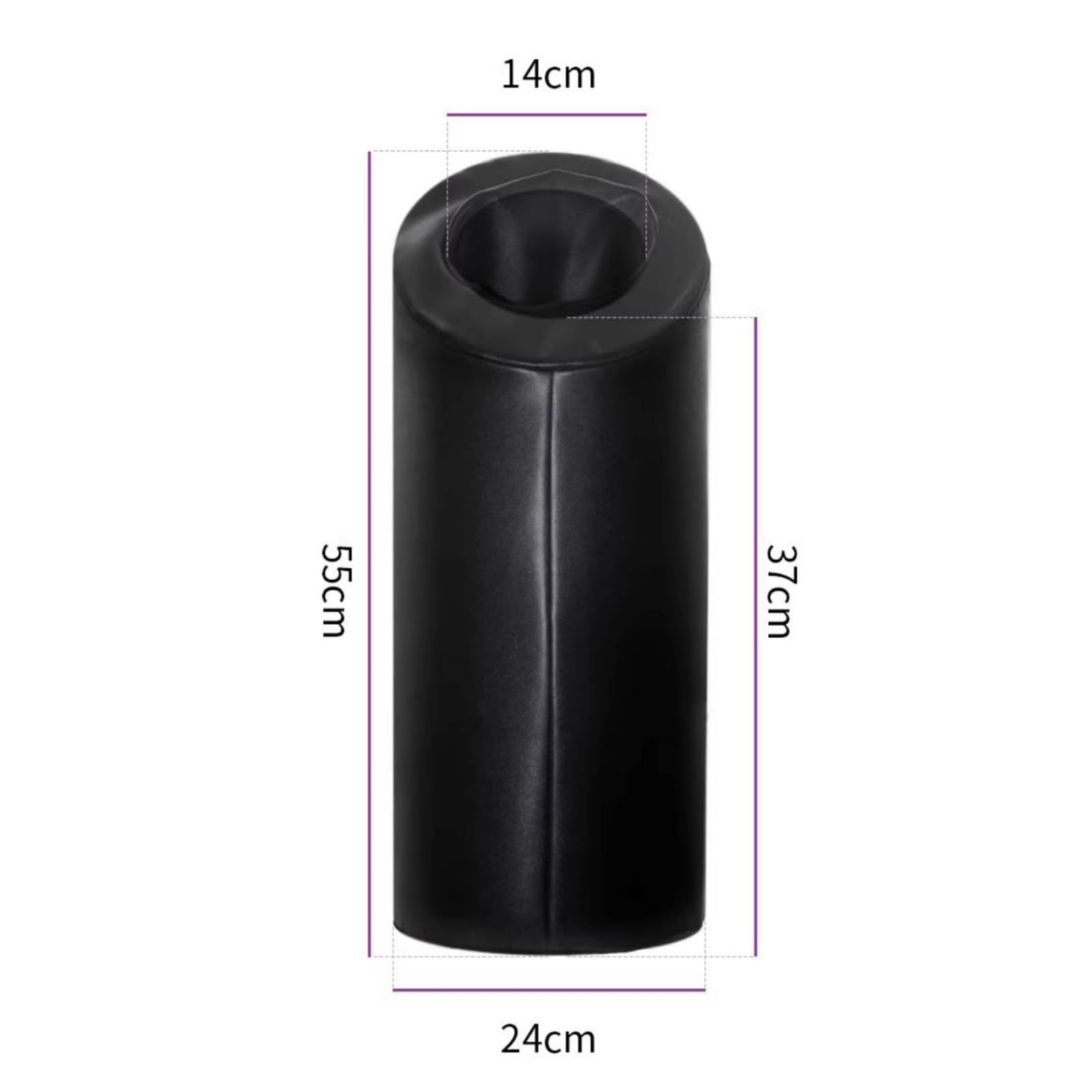 2 Pezzi Bastone Difesa Imbottito Impugnatura Integrata Pad Cilindrico in Schiuma Assorbimento Urti Attrezzatura Sportiva per Palestra