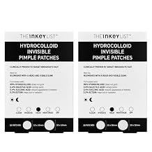 The INKEY List Hydrocolloid Invisible Pimple Patches Duo, Clear