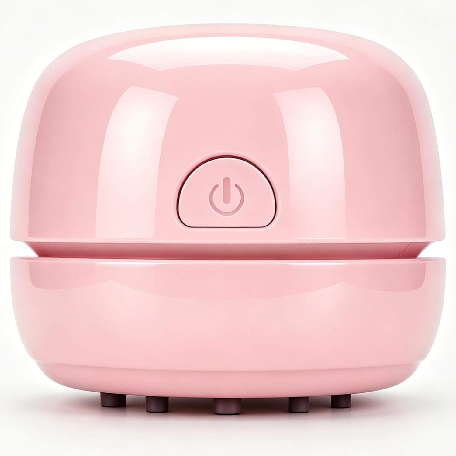 YUNYILAN Aspiradora de escritorio con recarga USB, mini aspiradora portátil para limpiar migas, polvo, migas, teclado de computadora y coche (rosa)