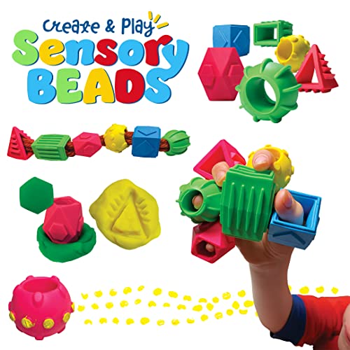 Royclo 24-Pack Create and Play Sensory Beads - Fidget Toy, Squeeze Toy for Boys and Girls