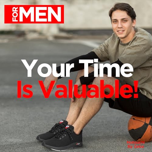 Image of ZEBA Notouchi Hands Free Sneakers for Men - No Bend Slip On Sneakers Design, All-Day Comfort - Slip Resistance, and Breathable Materials - Ideal Men Walking Shoes for Travel & Casual Wear