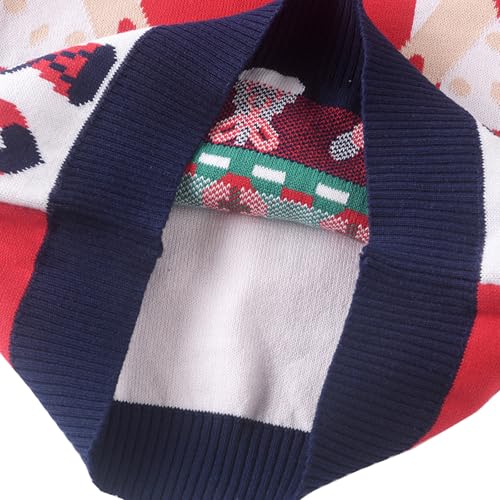 Image of Ugly Christmas Sweater for Girls Funny Xmas Knit Pullover Shirts Kids Child Holiday Jumper Tops Outfit 2-14 Years