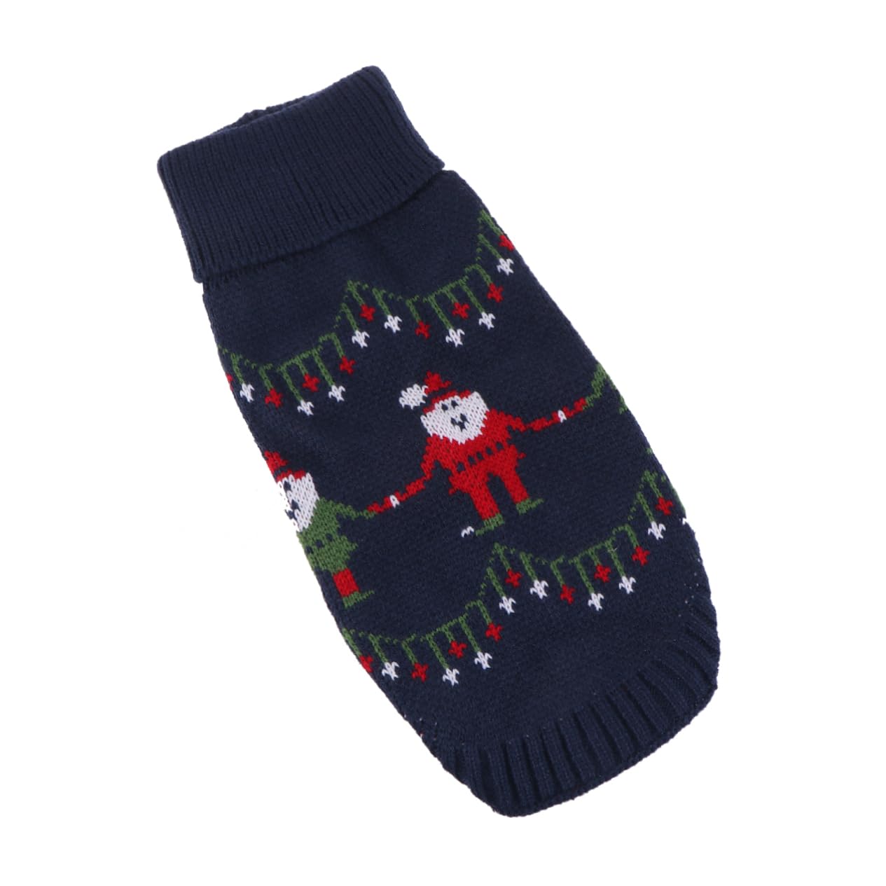 ABOOFAN 3pièces Pull Tricot pour Chien avec Vêtement Hiver Festif pour Animaux De Compagnie Manteau Doux Et Élastique Bleu