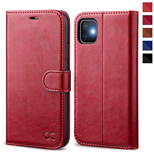 OCASE iPhone 11 Case, iPhone 11 Wallet Case with Card Holder, Leather Flip