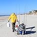 Sea Striker Deluxe Surf, Pier and Beach Cart – Outdoor Fishing Rolling Wheel Wagon