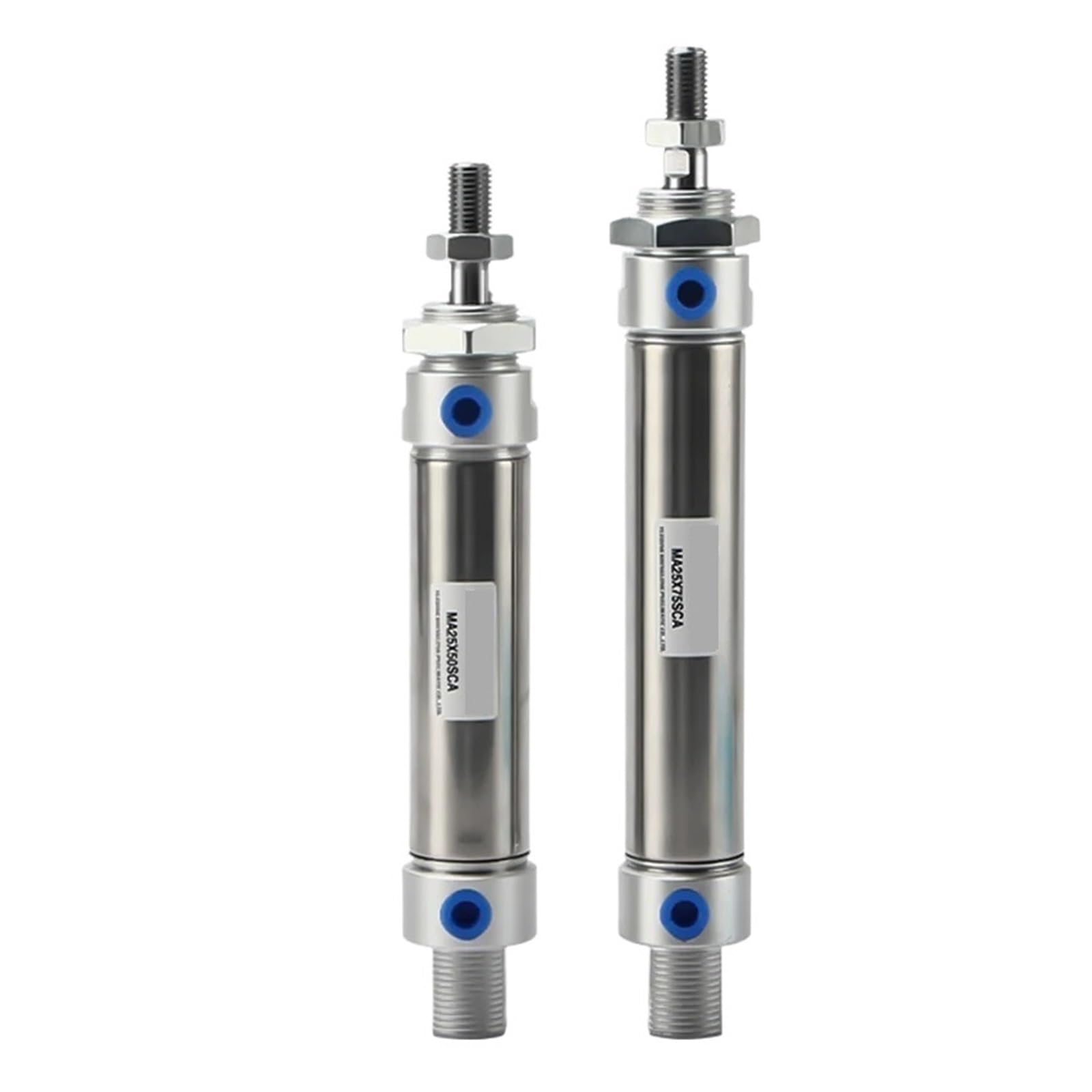 Cylindre pneumatique miniature MA20X10SCA et MA16X5SCA en inox pour automatisme