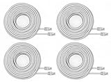 Amcrest Cat5e Cable 100ft Ethernet Cable Internet High Speed Network Cable for POE Security Cameras, Smart TV, PS4, Xbox, Nintendo Switch, Router, Laptop, Computer, Home, 4-Pack (4PACK-CAT5ECABLE100)