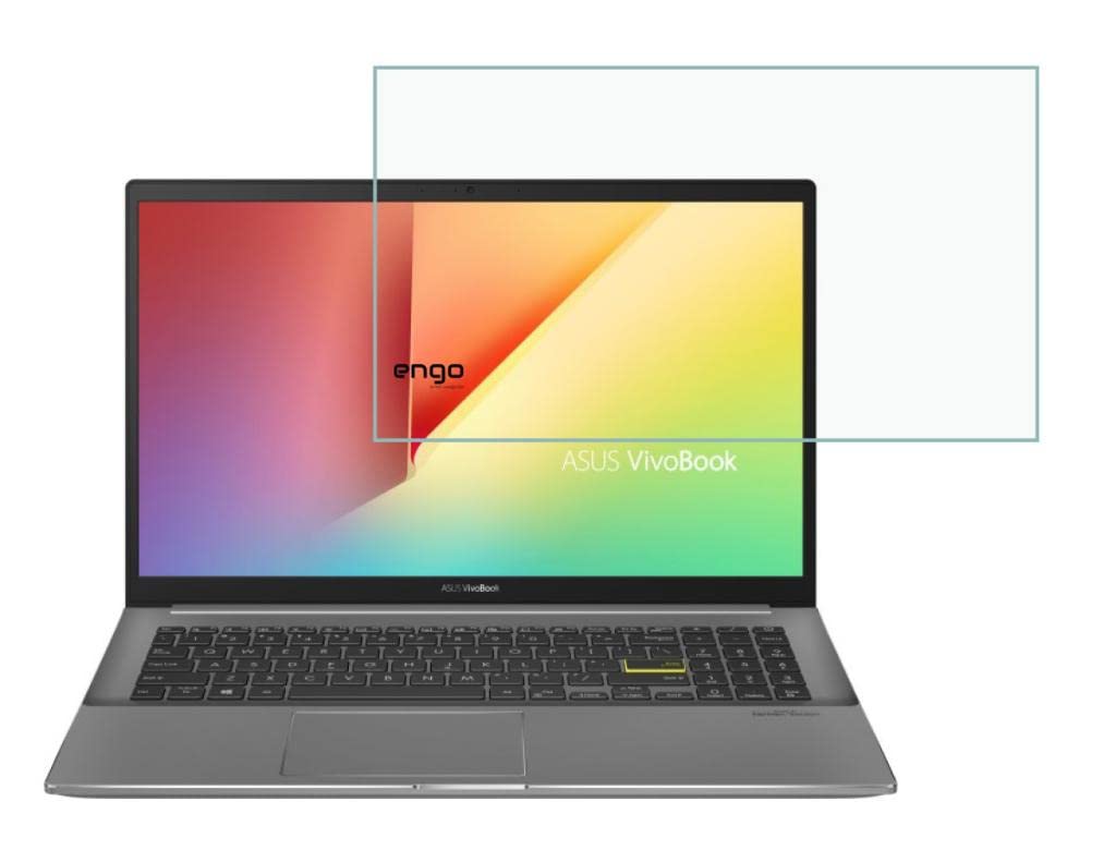 Engo Asus Vivobook 17 S712EA-AU403W 17 İnç İle Uyumlu Ekran Koruyucu Notebook, 9H Temperli Kırılmaz Esnek Nano Cam, Çizilmeye Ve Darbeye Dayanıklı Laptop Koruma, HD Şeffaf