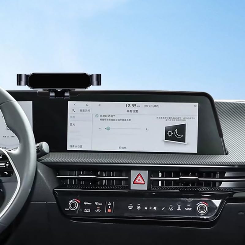 JNGXQ car Phone Holder for 2022 2023 2024 2025 Kia EV6 Phone Mount Interior Accessories Phone Stand Vent (for 2022-2025 Kia EV6)