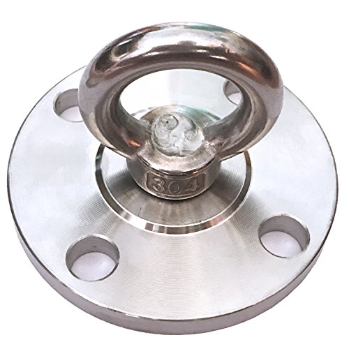 Sprite Science Steel Ceiling Hook Heavy Duty Hanger & Swivel Hook Snap with 4 Metal Wall Anchors (1100Lb Weight Limit) - Thumbnail 7