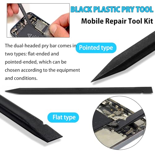 Haojiaho Spudger Pry Tool Kit 14 Piece Opening Tool, Plastic & Metal Spudger Tool Kit, Ultra-Thin Prying & Open Tool for Phone, Laptop, Pad, Cell Phone, Tablet, Computer, Electronics Repair - Thumbnail 3
