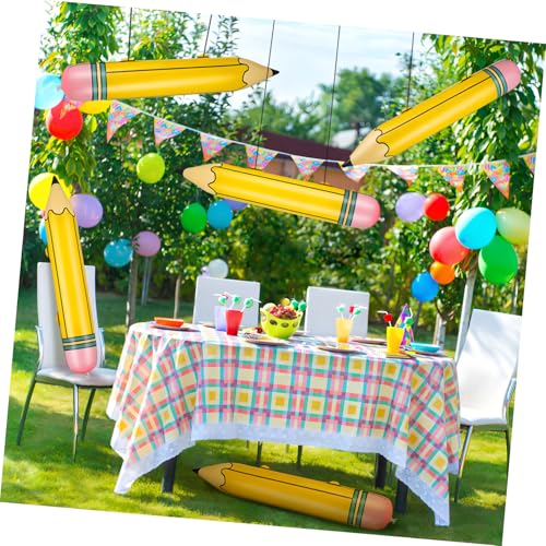 Crayons gonflables géants en PVC pour décorations d'école