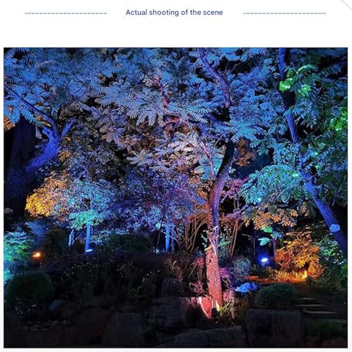 Projecteur LED extérieur 6W 220V blanc chaud pour éclairage de jardin