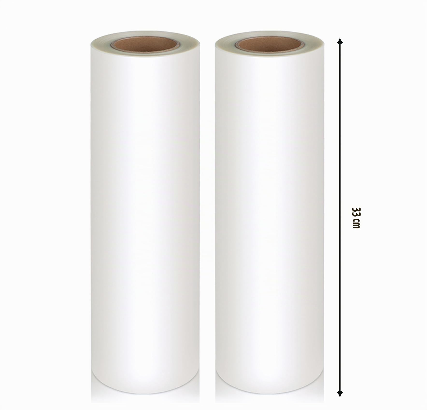 DTF Transfer Film Roll, 13" x 328ft Lámina para sublimación o DTF-Drucker, Papel de transferencia PET mate de doble cara