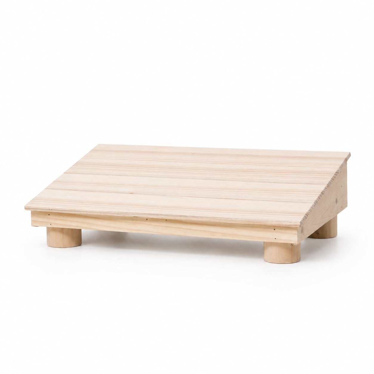 rockible Pedana Portapiedi in Legno Massello con Supporto per Gambe Ergonomico per Ufficio Cucina Bagno Adatto per Adulti E Bambini per Riposo