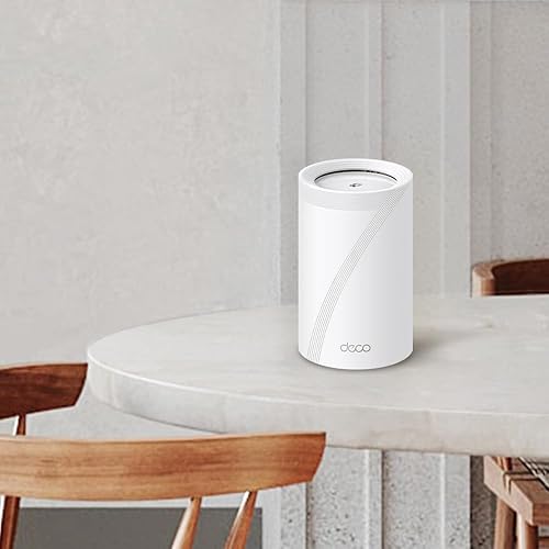 TP-Link Deco WiFi 7 Mesh BE9300 Deco Tri-Band BE65 (1-Pack), Ethernet/Fibre Port 2.5 Gbps, WiFi Speed up to 9 Gbps, WPA3, Channels 320 MHz, 6 GHz - 9