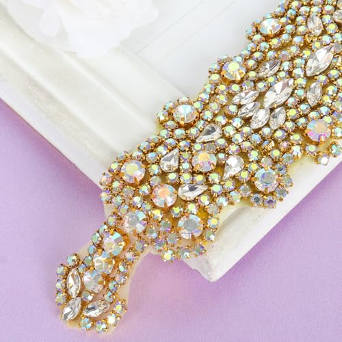 Pardecor 2025 Crystal Beaded Parties Focus Rhinestone Belts For Women Wedding Dress Belt Party Dinner Dresses Matching4