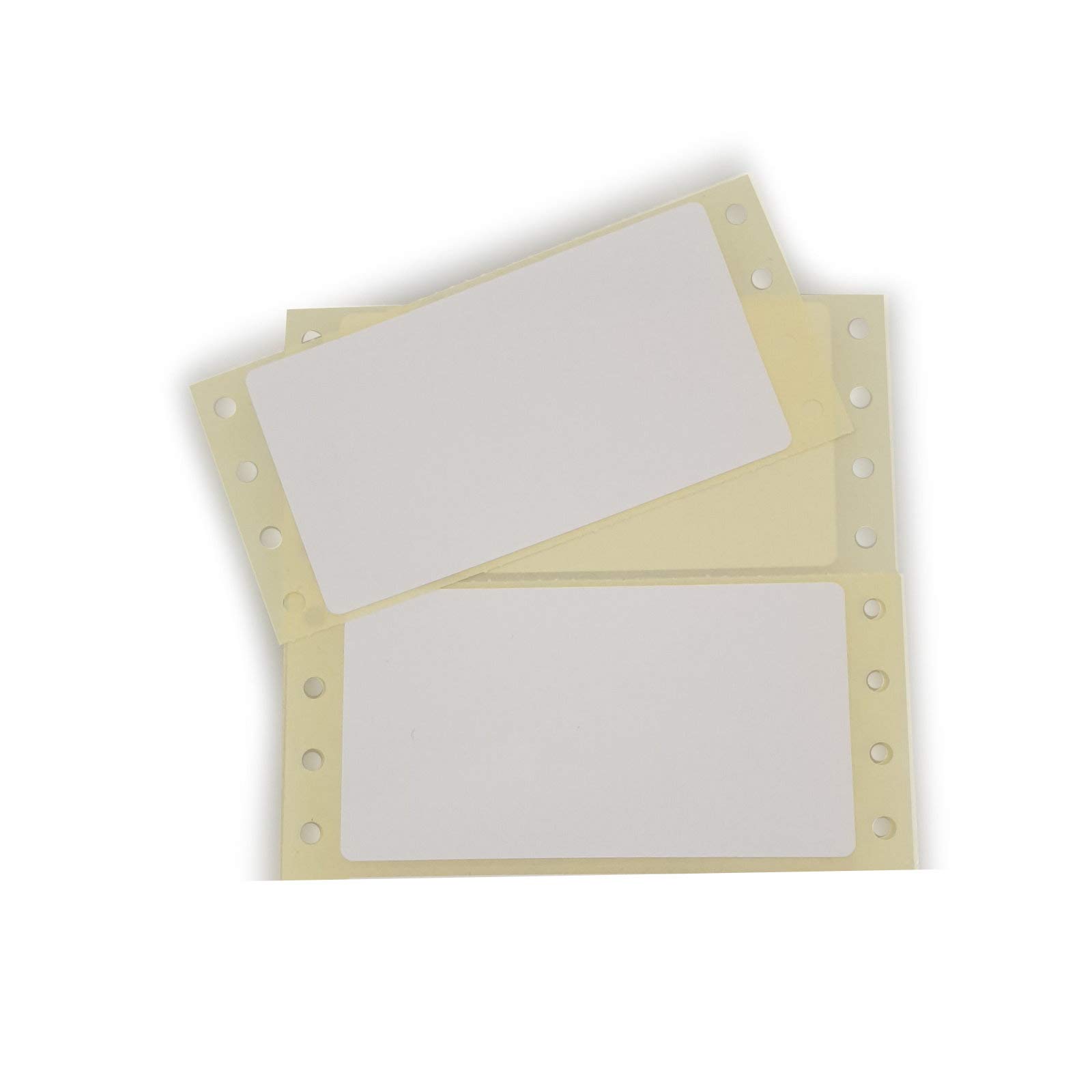 Endlosetiketten Computeretiketten Lochrandetiketten 88,9x48,8mm 3000 Stück endlos selbstklebend weiß