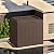 Devoko 30 Gallon Resin Deck Box Outdoor Indoor Waterproof Storage Box for Patio Furniture Pool Accessories Storage for Cushion Garden Tools (30 Gallon, Brown)