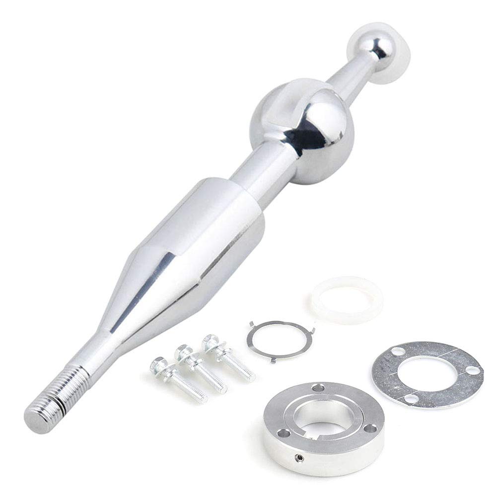 Porfeet Short Throw Shifter, Car Modification Quick Shift Short Throw Shifter Compatible with Mazda MX5 Miata90-97/RX7 Plating Silver