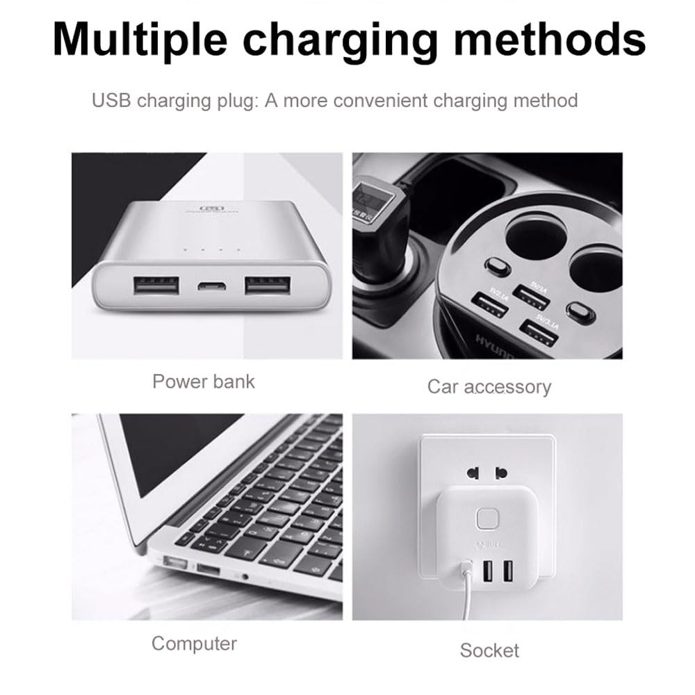 Pompa ad Aria Portatile Ultra Silenziosa, Pompa ad Aria per Acquario USB a Batteria al Litio, Adatta per Camere da Letto e Uffici, Aeratore per Acquario Silenzioso