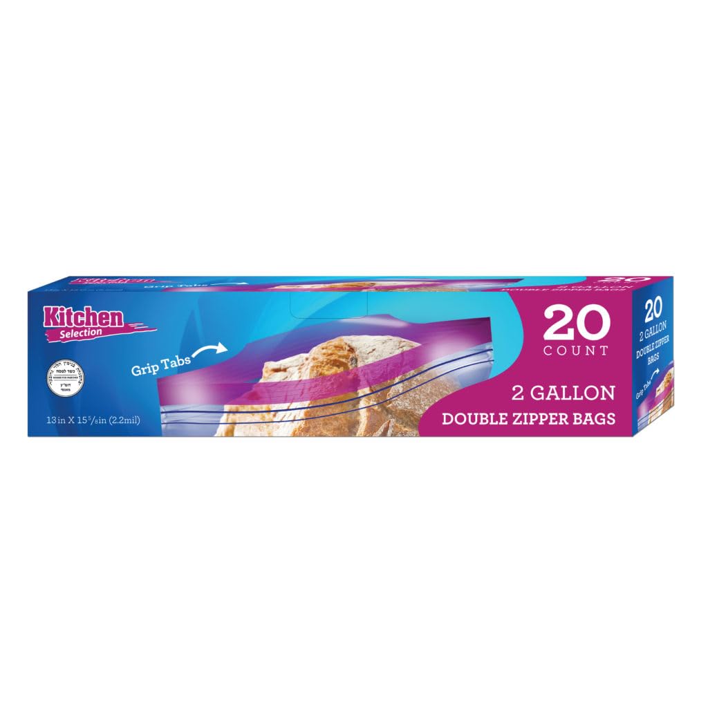 Photo 1 of Grip Tab 2 Gallon Bags, Case of 480 (24 packs x 20)