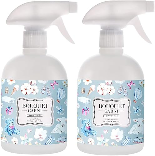 BOUQUET GARNI Perfume de tela para bebé, aroma de tela de fragancia de larga duración y removedor de olores - Eliminador de olores y neutralizador