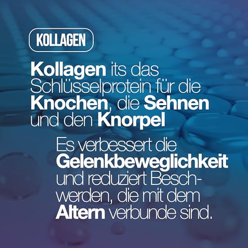 Kollagen Kapseln mit Hyaluron und Biotin – Hochdosierter Kollagen Komplex 2000 mg 240 Tabletten mit Vitamin...