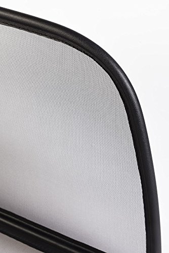 Frangivento pieghevole nero con chiusura rapida