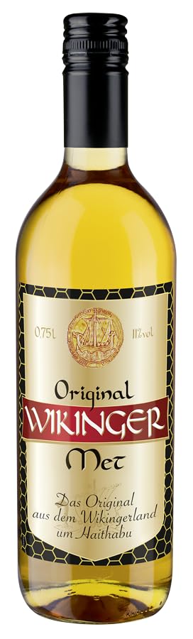Original Wikinger 3 x 0,75 Liter | Honigwein aus dem Wikingerland Haithabu | Original Met