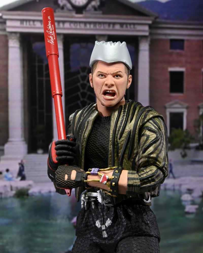 Necaonline - Figura de Griff Tannen en 2015 Hijo de Biff Tannen de la película Volver al Futuro 2 Al 1/10 o 18 cm con Hoverboard Edición Limitada Neca85249