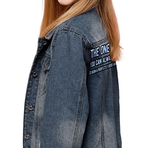 The One Person Kids' Denim Jacket - Funny Quotes Jean Jacket - Printed Denim Jacket for Kids2