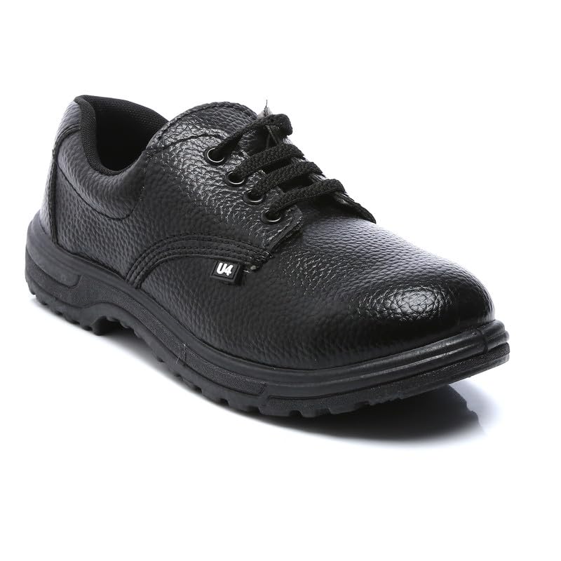 Unistar Mens Leather Safety Shoe Non-Slip for Industrial Work Boot Waterproof Steel Toe Footwear Indestructible Construction Slip Resistant Shoes (Black) - Size 6 (B08KWRCJS8) Amazon Price History, Amazon Price Tracker