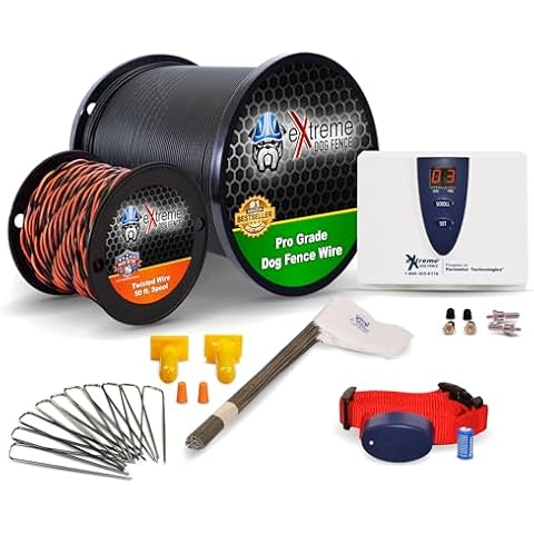 Underground Electric Dog Fence - PRO-Grade Fence Kit for Easy Setup and Superior Longevity and Continued Reliable Pet Safety - 1 Dog | 1000 Feet with Standard Collar… Cover