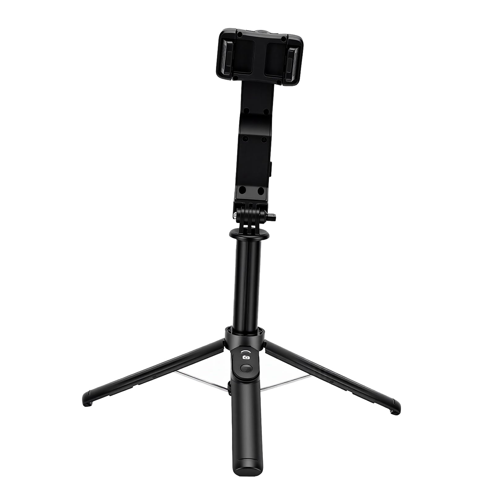 Annadue Stabilisateur de Téléphone Selfie Stick Trépied 101 Cm Selfie Stick Stabilisateur à Axe Unique avec Lumière de Remplissage et Télécommande pour Vlog Live Streaming