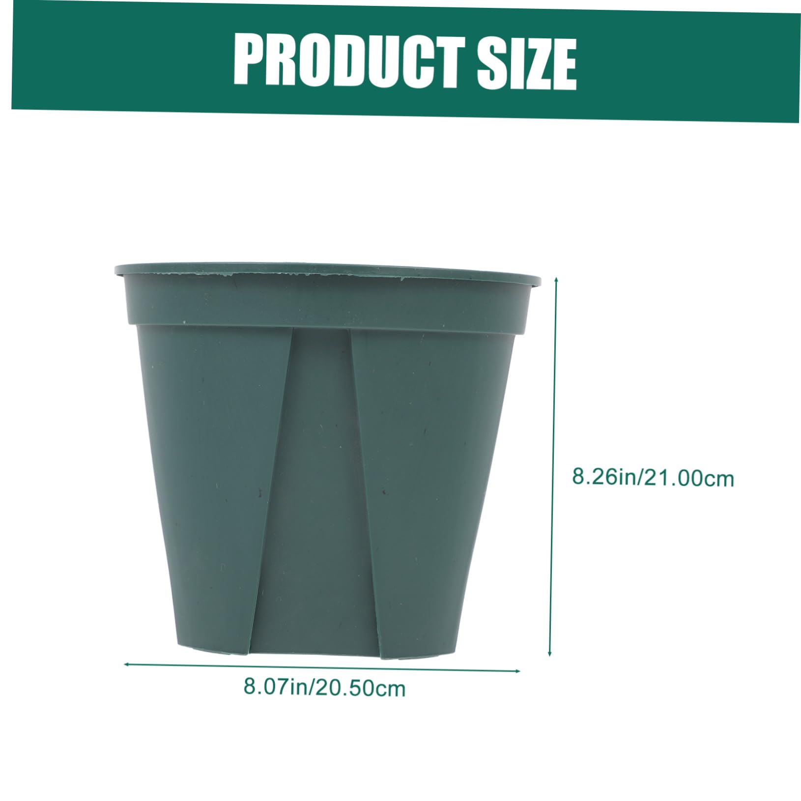 5 Pièces Lot de Pots de Fleurs Plastique avec des Racines et Ventilation Conteneurs pour Plantes Intérieur et Extérieur Jardinières Durables pour et Jardinage