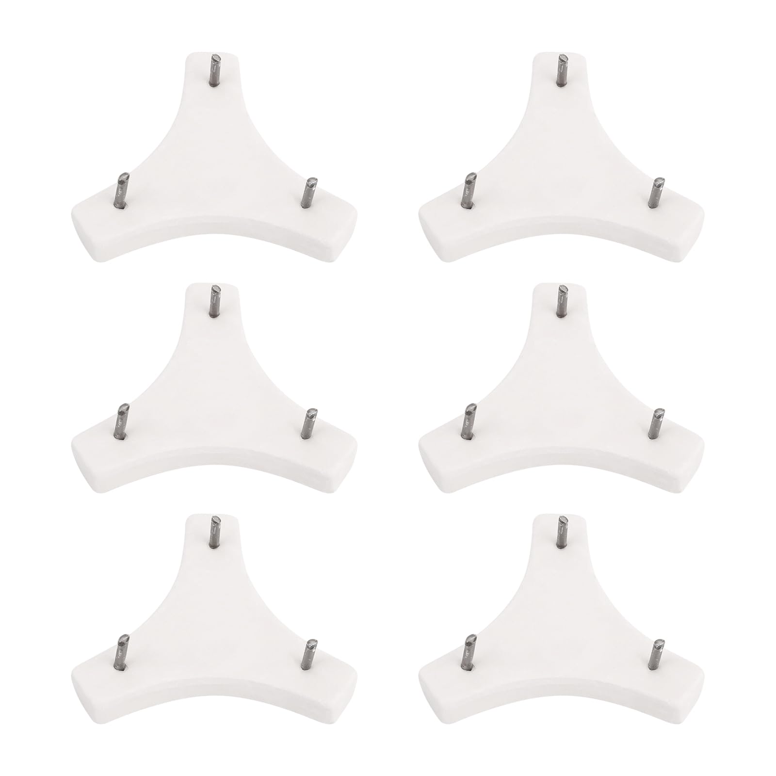 Kiln Stilts for Pottery, High Temperature Resistant & Heat Resistant Ceramic Tripod Stilts with 3-Point Metal Tips Kiln Furniture for Firing Ceramics and Glaze Projects