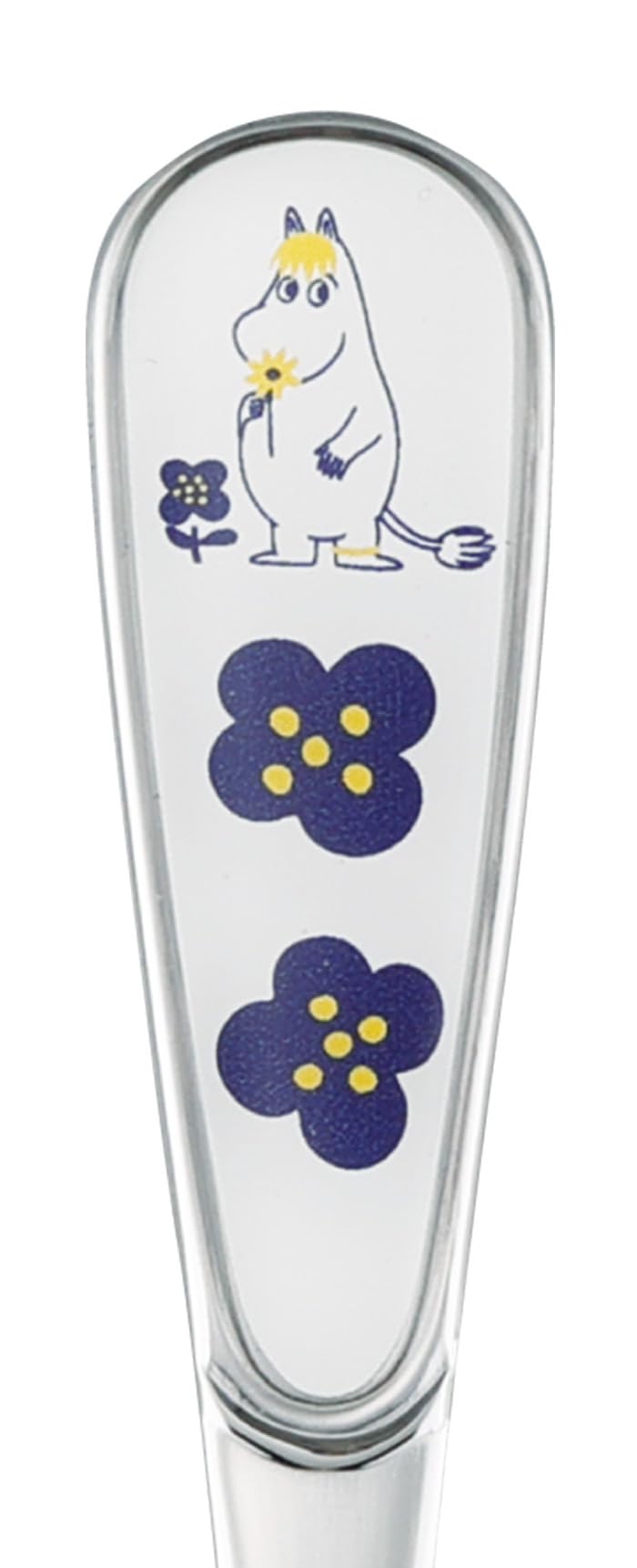 MOOMIN MM034-851 Color Series Stainless Steel Fork, 5.5 inches (14 cm), Snork Daughter, Navy, Scandinavian Miscellaneous Goods, Present, Gift, Made in Japan