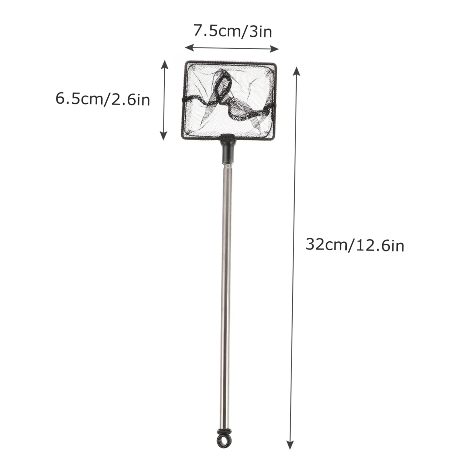 Toyvian Rete Telescopica Branchia Telescopico Rete Da Pesca Telescopica Pieghevole Netto Reti Pescare Guadino Rete Per Il Rilascio Delle Catture Rete Da Immersione Telescopica Lega Black