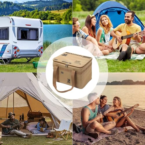 Camp Gear Storage Bag | Camping Storage Organizer Carry Bag - 30L Duffel with Ergonomic Handle, Waterproof Container for Barbecue Picnic Moving Drinks Pot4