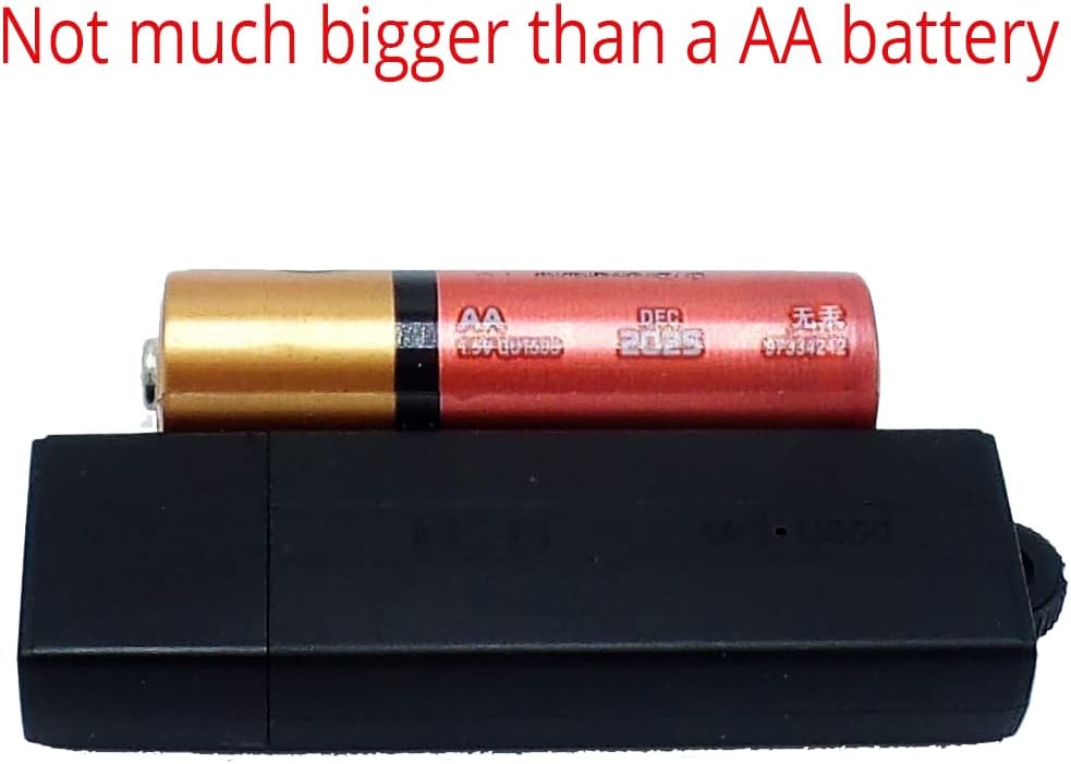 Voice Activated Audio Recorder | Super Long 288 Hr Storage Capacity 8GB | 25 Day Standby Battery & up to 28 Hr Cont. | Date & Time Stamp | Easy to Use | Adjustable Settings | Clear Digital Recording