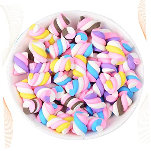 SEWACC 90 Pçs Pingentes De Resina Falsa Sobremesa Flatback Cabochons Amuleto Kawaii Caixa De Papelar