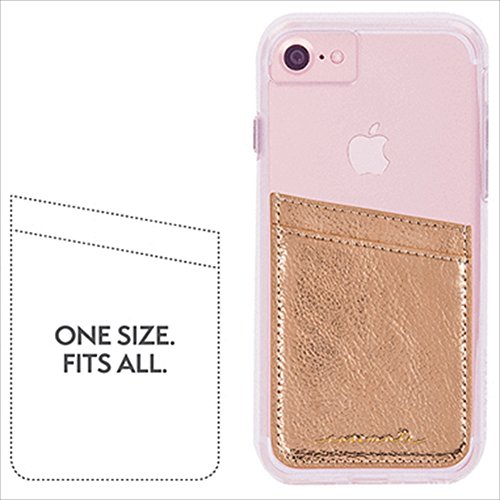 Case-Mate Cm035448 - Stick On Credit Card Wallet - Pockets - Ultra-Slim Card Holder - Universal Fit - Apple – Iphone – Samsung – Galaxy - And More – Rose Gold #TOP7