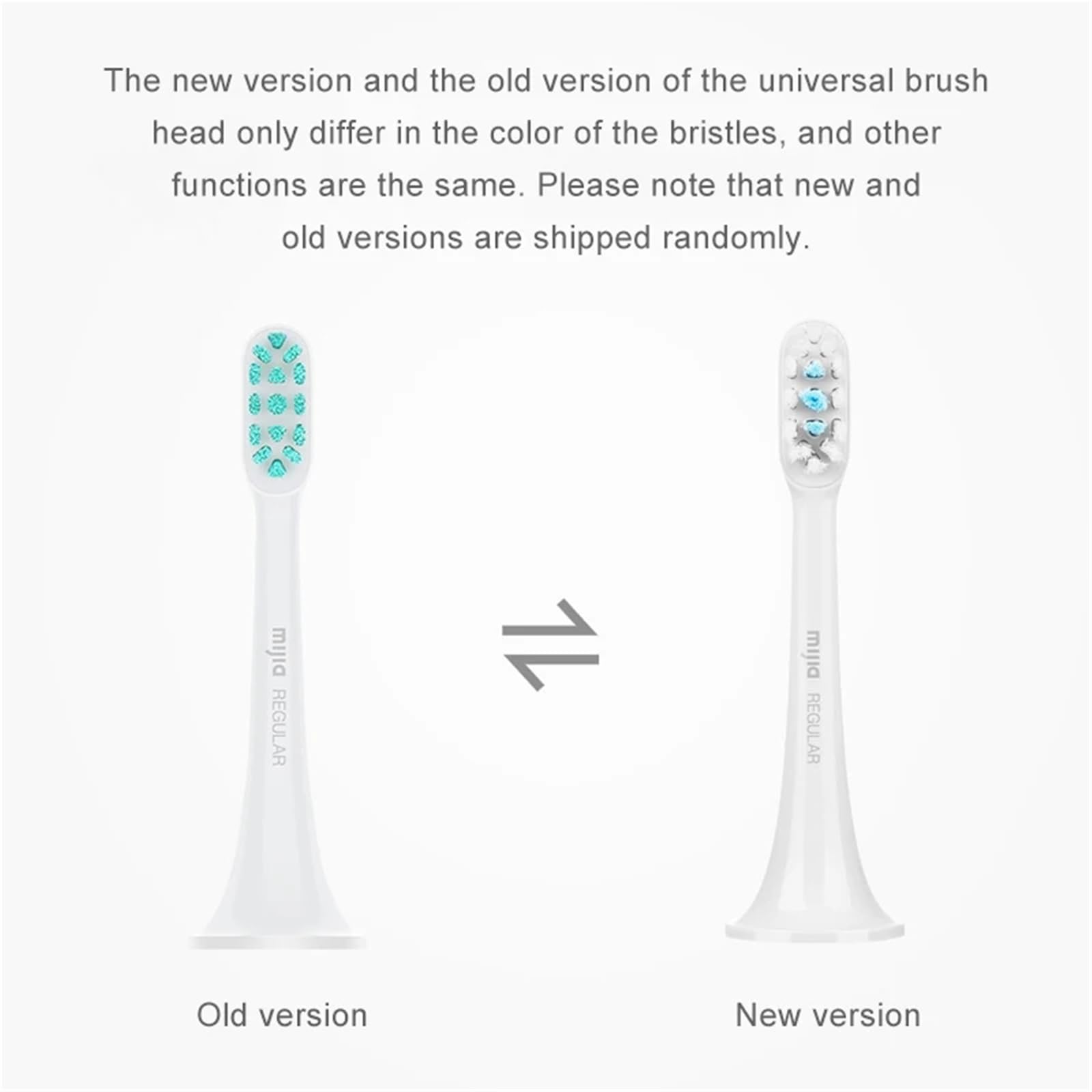 Compatible con cabezales de cepillo Xiaomi T300/T500 | Paquete de 3 o 6 recambios for modelos de cepillos de dientes sónicos.(6PCS Sensitive Heads)
