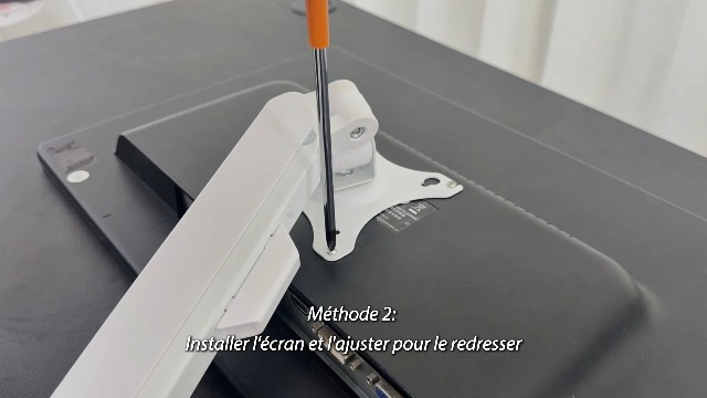 HILLPORT Support Écran PC Blanc oniteur Bras Siple de 17 à 34 Pouces