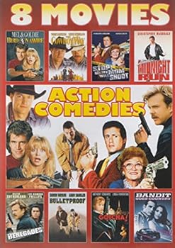DVD Action Comedies (8-Movie Collection) Bird On A Wire / Stop! Or My Mom Will Shoot / Renegades / Gotcha! / The Cowboy Way / Another Midnight Run / Bulletproof / Bandit Goes Country Book